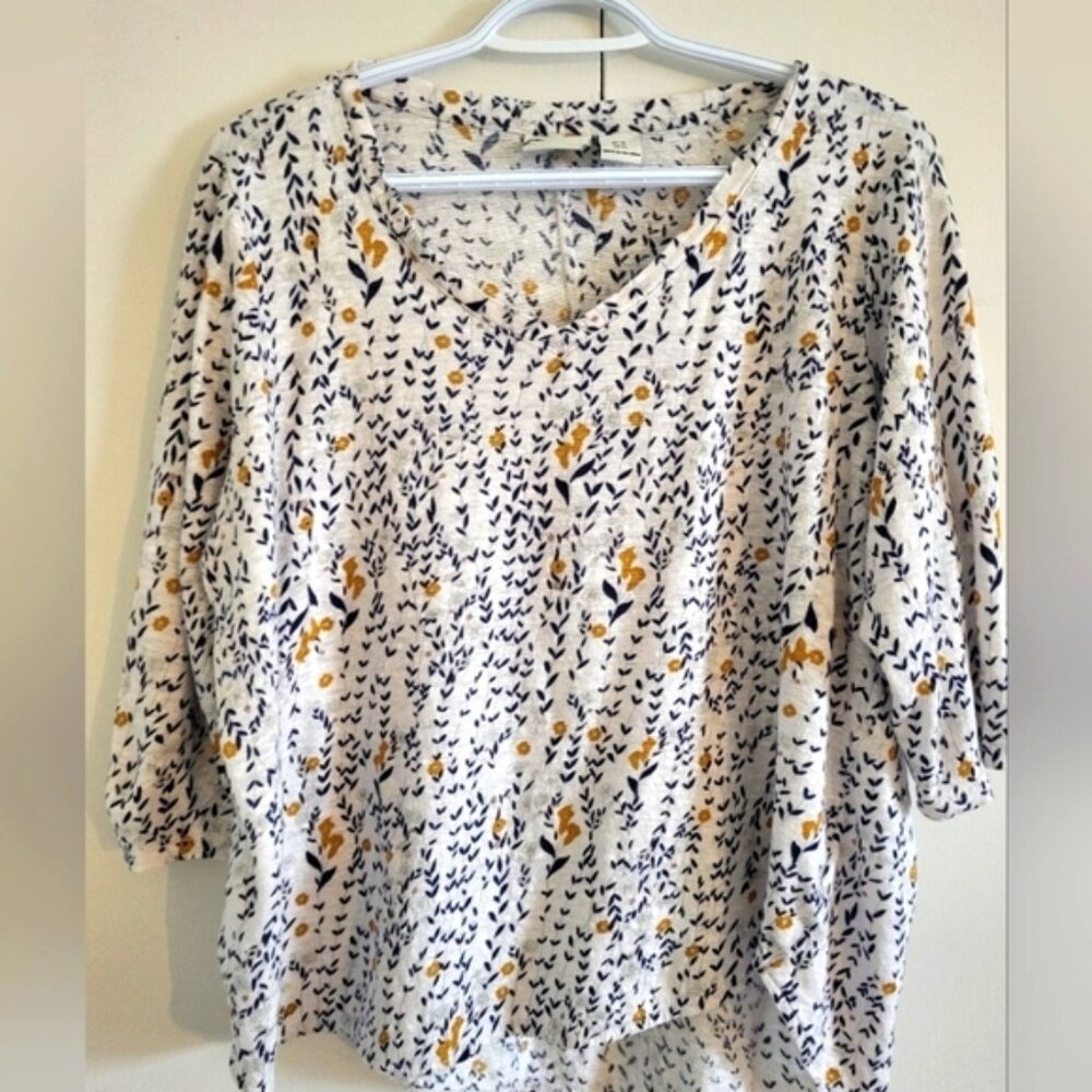Floral Print Women's Top